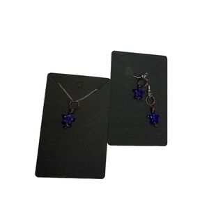 Dark purple star jewelry set